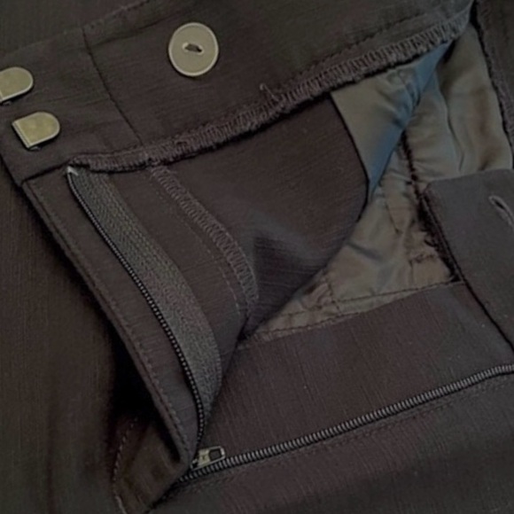 Anne Klein~Women’s Black Cropped Dress Pants~Size 14 Petite~Cotton/Spandex - Picture 6 of 8